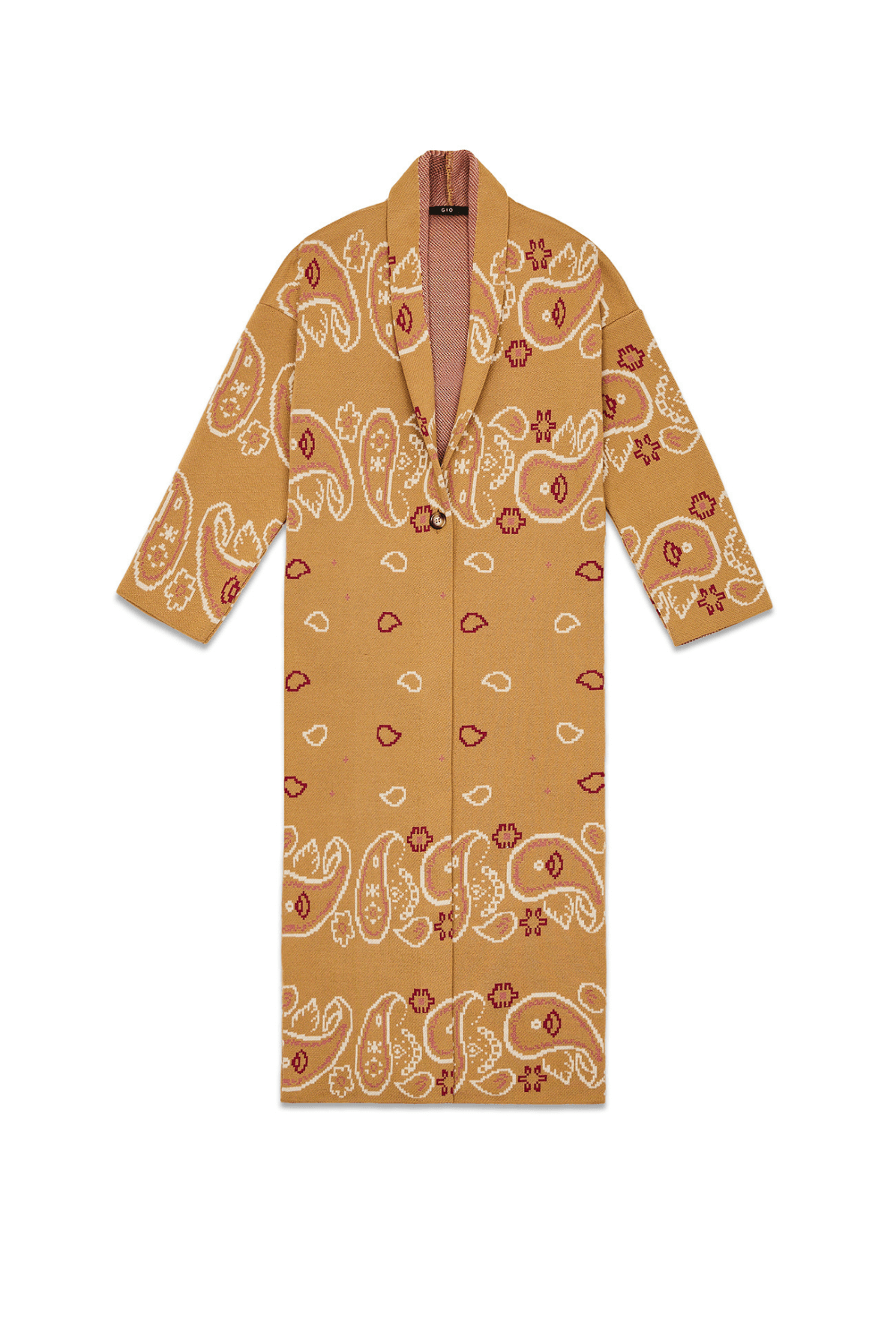 A Manteau Laine Merinos Bandana